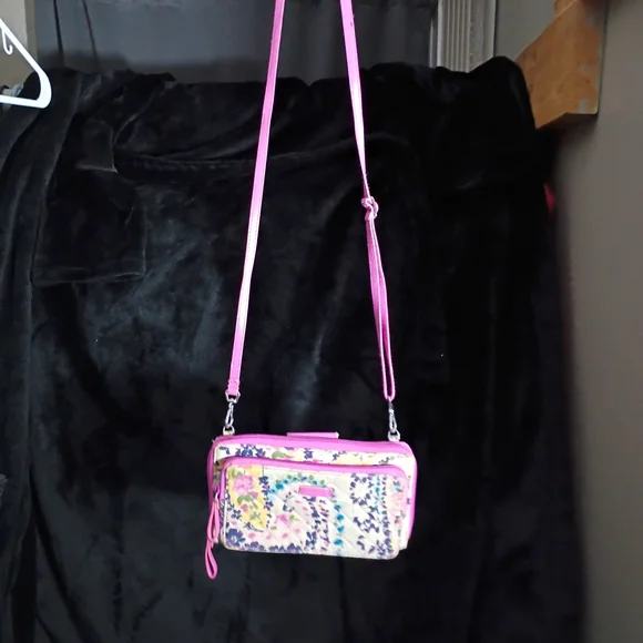 Vera Bradley Floral Quilted Crossbody Bag - Picture 2 of 4